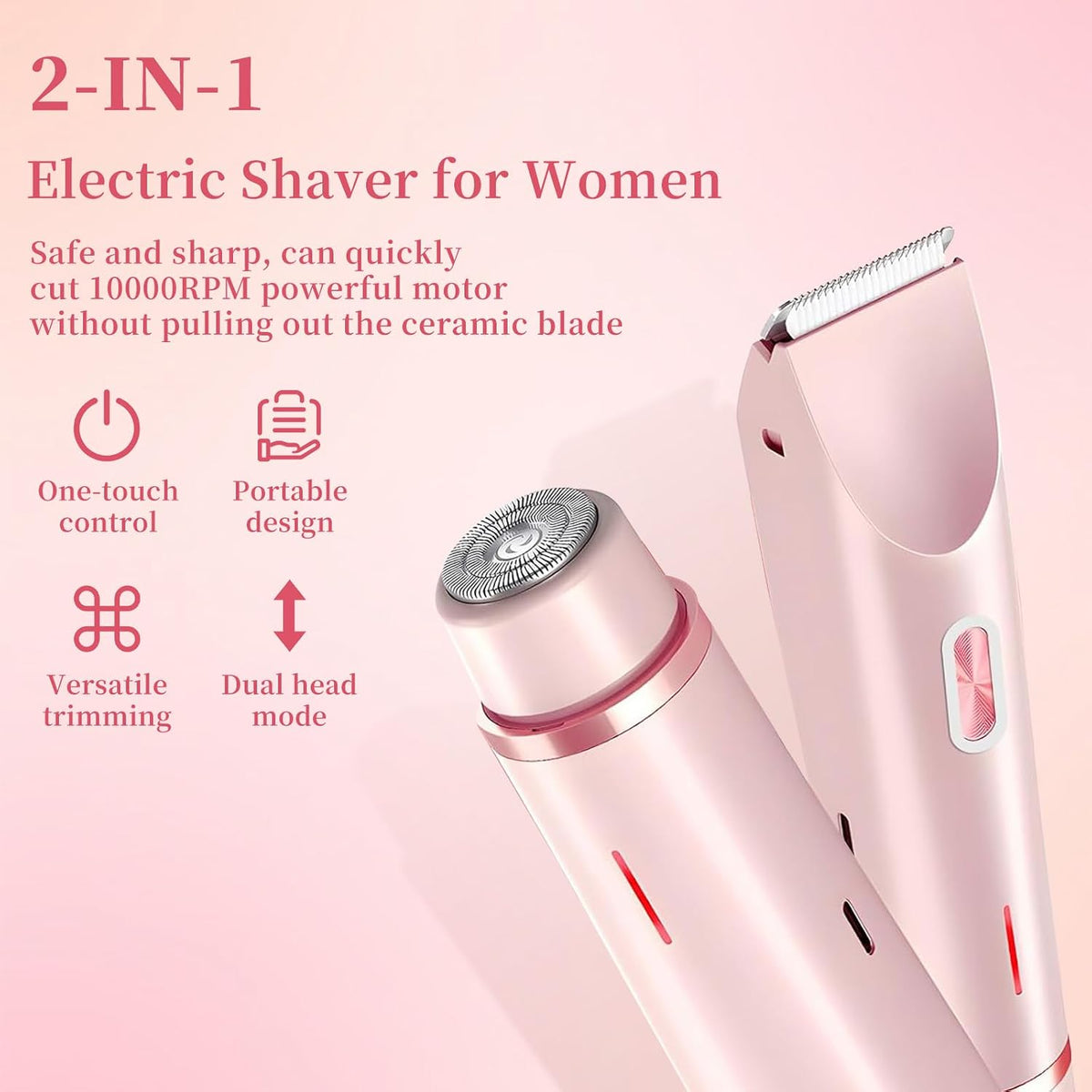 Double Head Shaver | ماكينة حلاقة مزدوجة الرأس