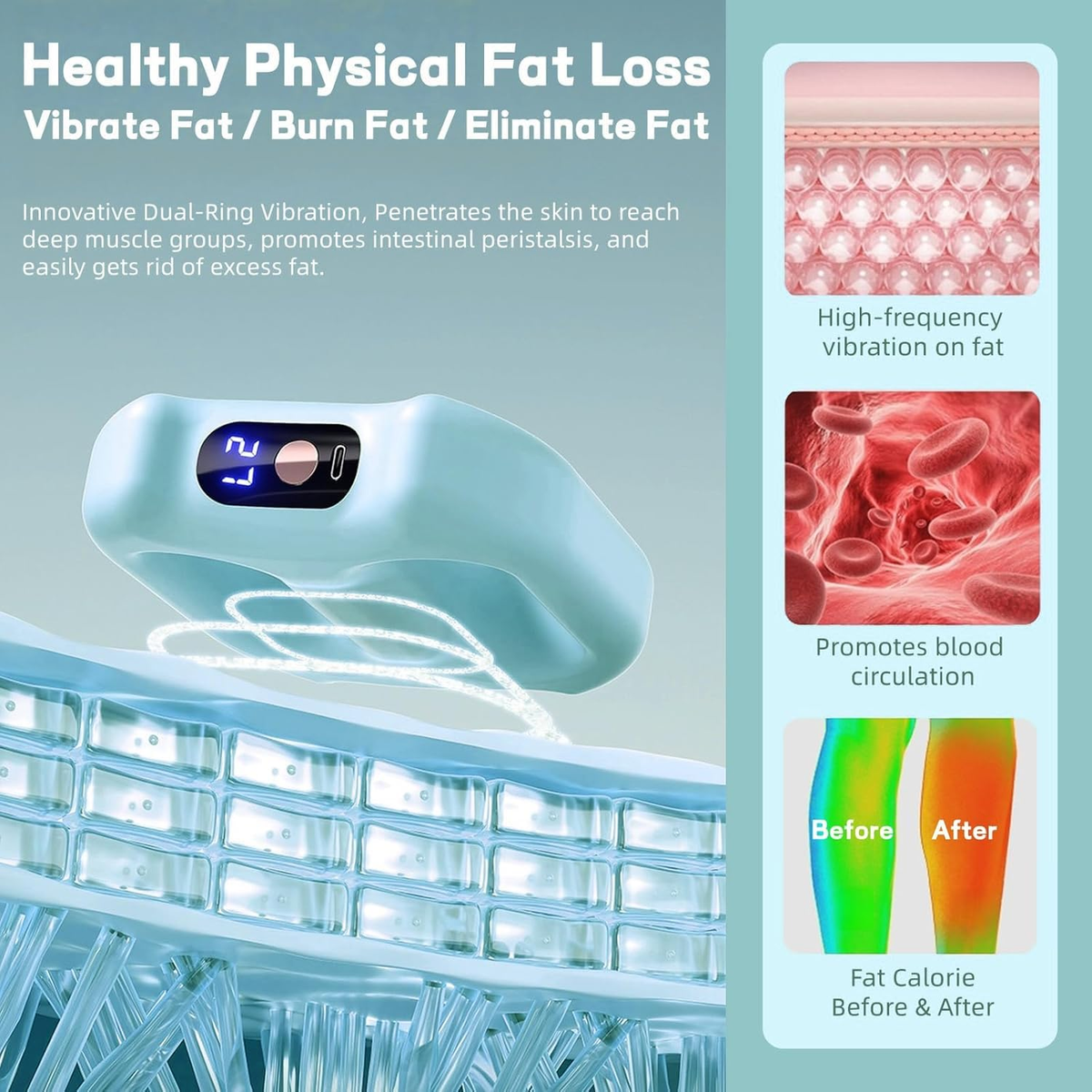 Mini Fitness Electric Fascia Ring | حلقة لياقة بدنية كهربائية صغيرة لتدليك العضلات