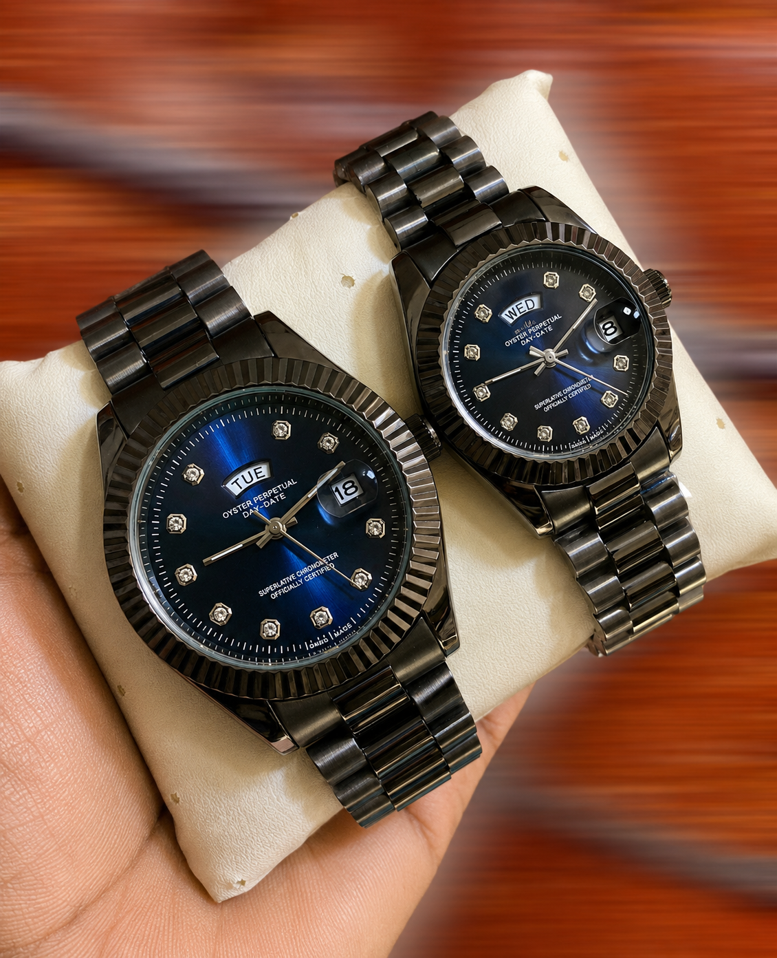 Luxury Couple Watch Set – Premium Design / طقم ساعات فاخرة للزوجين – تصميم راقٍ