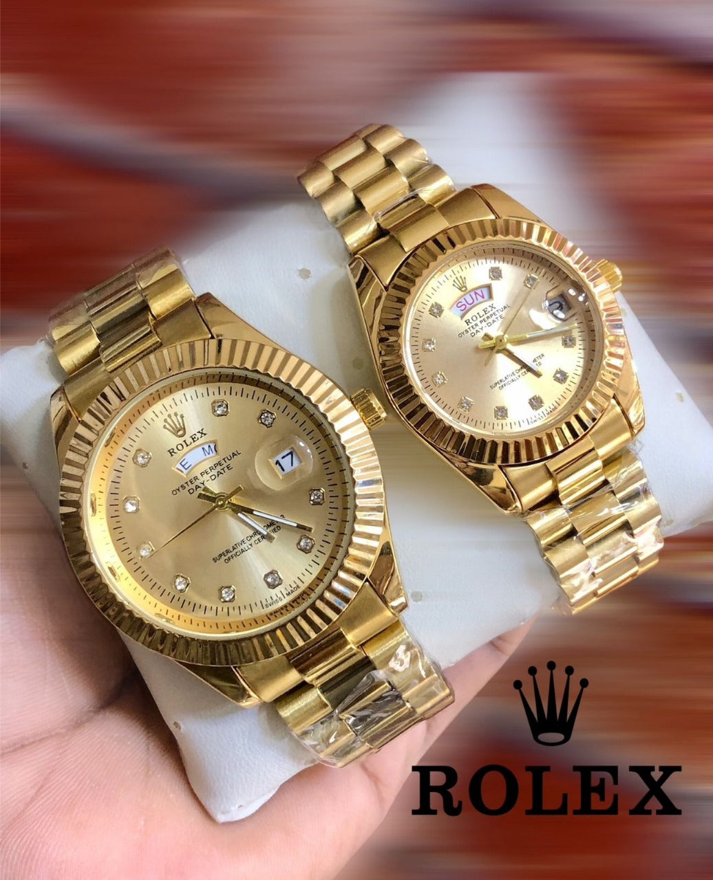 Luxury  Couple  Watch ➕ Free Box ➕ Free Delivery  🎁