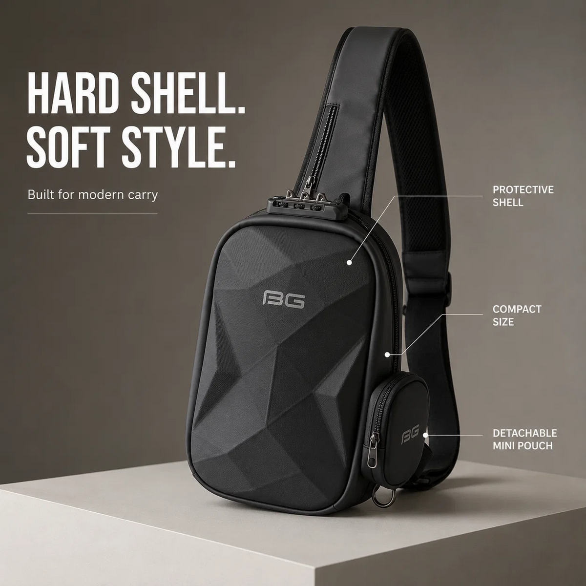 Aesthetic Shoulder Bag for Men &amp; Women | حقيبة كتف أنيقة للرجال والنساء